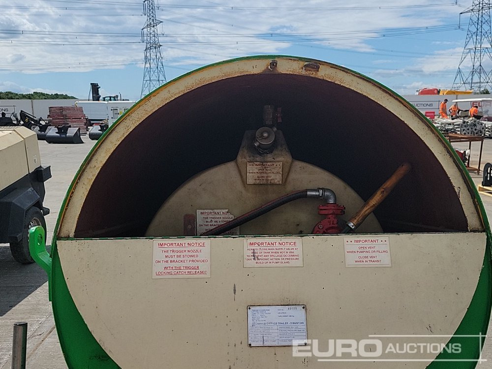 Storage tank Trailer Engineering 50 Litre Single Axle Bunded Fuel Bowser, Manual Pump: picture 16
