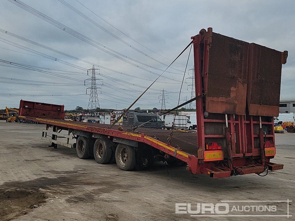 Tri Axle Low Loader Trailer, Winch, Hydraulic Ramp (Rear Axle Dragging) (Cannot Be Reconsigned) - Low loader semi-trailer: picture 3 Tri Axle Low Loader Trailer, Winch, Hydraulic Ramp (Rear Axle Dragging) (Cannot Be Reconsigned) - Low loader semi-trailer: picture 3