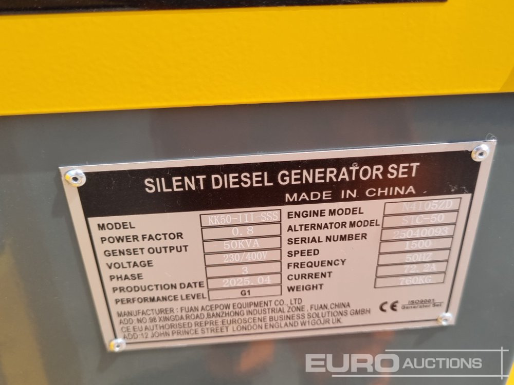 Generator set Unused 2025 Kawakenki KK50-III-SSS: picture 22