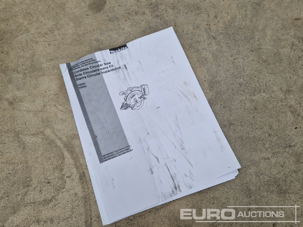 Construction equipment Unused Makita XSS02 18v XLT Circlar Saw (Body Only): picture 15