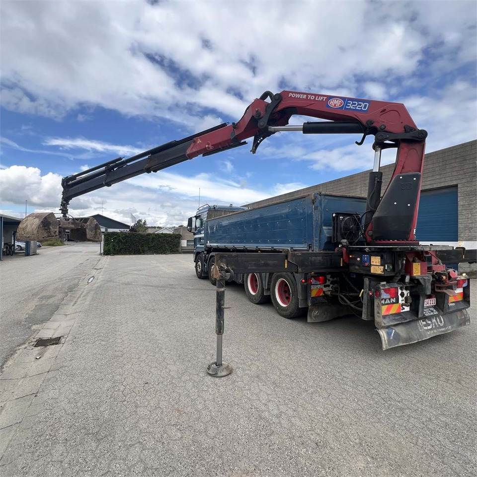 Crane truck, Dropside/ Flatbed truck MAN TGS 35.510 8x4 BL: picture 12