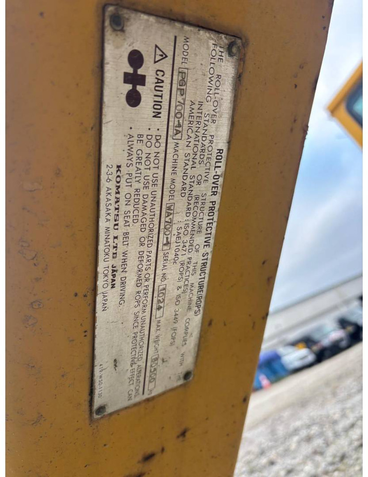 Wheel loader KOMATSU WA700: picture 20 Wheel loader KOMATSU WA700: picture 20