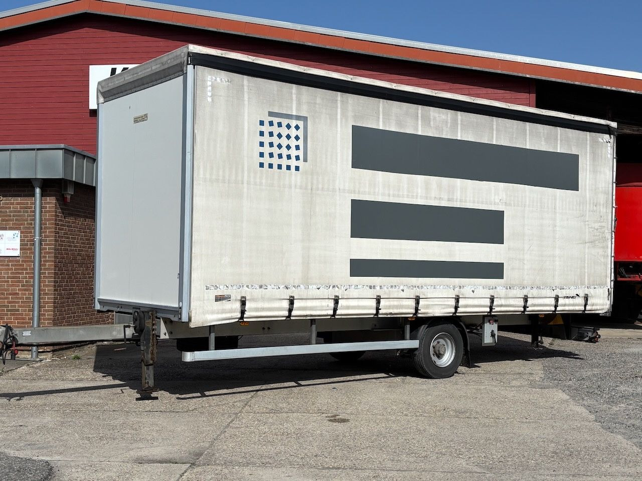 Tang 1achs Edscha, Schiebeplane 7,25m - Curtainsider trailer: picture 1 Tang 1achs Edscha, Schiebeplane 7,25m - Curtainsider trailer: picture 1