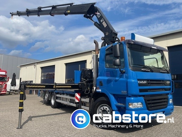DAF CF 85.360 FAN 6x2 Euro 5 - Open laadbak + HIAB XS 377 EP-5 Hipro laadkraan - Remote control - Bouwjaar 2006 - Zeer goede conditie - Crane truck: picture 1 DAF CF 85.360 FAN 6x2 Euro 5 - Open laadbak + HIAB XS 377 EP-5 Hipro laadkraan - Remote control - Bouwjaar 2006 - Zeer goede conditie - Crane truck: picture 1