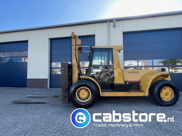 Hyster H 15.00 B Hyster H 15.00 B Heftruck ( H150D ) - Forklift - Gabelstapler - 15 Ton - Year 1989 - 7035 Hours - Side shift - Fork adjustment - Diesel forklift: picture 5 Hyster H 15.00 B Hyster H 15.00 B Heftruck ( H150D ) - Forklift - Gabelstapler - 15 Ton - Year 1989 - 7035 Hours - Side shift - Fork adjustment - Diesel forklift: picture 5