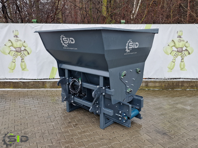 SID EINSTREUGERÄT MIT BAND / FUTTERVERTEILER / Bedding Bucket / Pailleuse 1,0m 0,8m3 - Loader bucket for Agricultural machinery: picture 5 SID EINSTREUGERÄT MIT BAND / FUTTERVERTEILER / Bedding Bucket / Pailleuse 1,0m 0,8m3 - Loader bucket for Agricultural machinery: picture 5