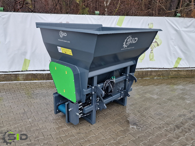 SID EINSTREUGERÄT MIT BAND / FUTTERVERTEILER / Bedding Bucket / Pailleuse 1,0m 0,8m3 - Loader bucket for Agricultural machinery: picture 3 SID EINSTREUGERÄT MIT BAND / FUTTERVERTEILER / Bedding Bucket / Pailleuse 1,0m 0,8m3 - Loader bucket for Agricultural machinery: picture 3