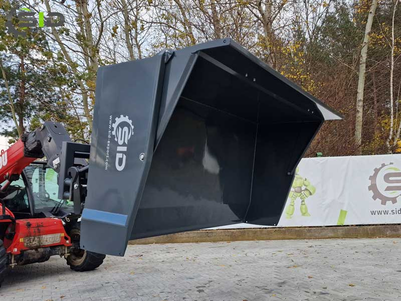 SID Kippmulde Transportcontainer Heckcontainer / Transport heavy cargo box 1,8 m - Loader bucket for Agricultural machinery: picture 1 SID Kippmulde Transportcontainer Heckcontainer / Transport heavy cargo box 1,8 m - Loader bucket for Agricultural machinery: picture 1