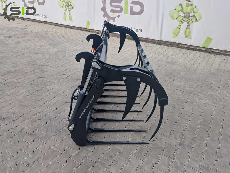 SID Krokodilgebiss Krokodilzange XL / BMS XL / Crocodile manure fork with grapple XL 1,8 m - Forks for Agricultural machinery: picture 2 SID Krokodilgebiss Krokodilzange XL / BMS XL / Crocodile manure fork with grapple XL 1,8 m - Forks for Agricultural machinery: picture 2