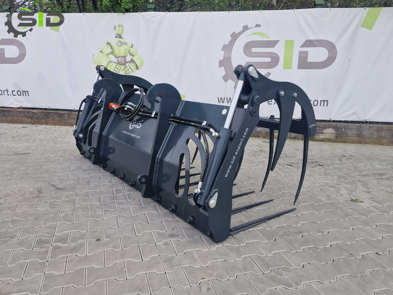 SID Krokodilgebiss Krokodilzange XL / BMS XL / Crocodile manure fork with grapple XL 1,8 m - Forks for Agricultural machinery: picture 3 SID Krokodilgebiss Krokodilzange XL / BMS XL / Crocodile manure fork with grapple XL 1,8 m - Forks for Agricultural machinery: picture 3