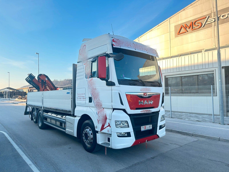 MAN TGX 26.440 - Dropside/ Flatbed truck, Crane truck: picture 1 MAN TGX 26.440 - Dropside/ Flatbed truck, Crane truck: picture 1