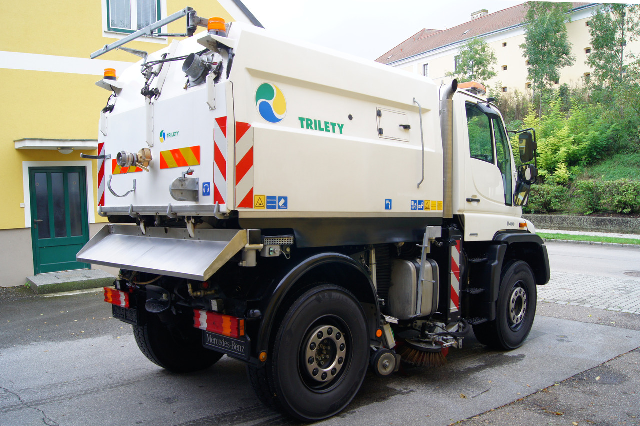 MERCEDES-BENZ Unimog U400 + TRILETY Kehrmaschine/TÜV/EUR4/Leistungshydraulik - Road sweeper: picture 5 MERCEDES-BENZ Unimog U400 + TRILETY Kehrmaschine/TÜV/EUR4/Leistungshydraulik - Road sweeper: picture 5