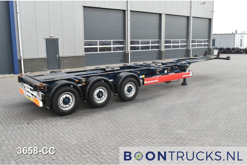 Krone SD BOX LINER | 2x20-40-45ft HC * LIFT AXLE * BPW/DISC * EXTENDABLE REAR * 9x AVAILABLE - Container transporter/ Swap body semi-trailer: picture 1 Krone SD BOX LINER | 2x20-40-45ft HC * LIFT AXLE * BPW/DISC * EXTENDABLE REAR * 9x AVAILABLE - Container transporter/ Swap body semi-trailer: picture 1
