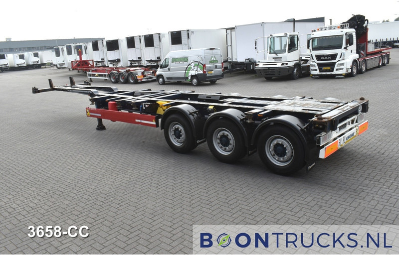 Krone SD BOX LINER | 2x20-40-45ft HC * LIFT AXLE * BPW/DISC * EXTENDABLE REAR * 9x AVAILABLE - Container transporter/ Swap body semi-trailer: picture 3 Krone SD BOX LINER | 2x20-40-45ft HC * LIFT AXLE * BPW/DISC * EXTENDABLE REAR * 9x AVAILABLE - Container transporter/ Swap body semi-trailer: picture 3