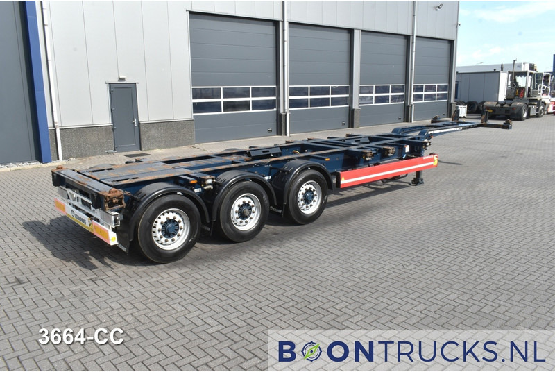 Krone SD BOX LINER | 2x20-40-45ft HC * LIFT AXLE * BPW/DISC * EXTENDABLE REAR * 9x AVAILABLE - Container transporter/ Swap body semi-trailer: picture 1 Krone SD BOX LINER | 2x20-40-45ft HC * LIFT AXLE * BPW/DISC * EXTENDABLE REAR * 9x AVAILABLE - Container transporter/ Swap body semi-trailer: picture 1