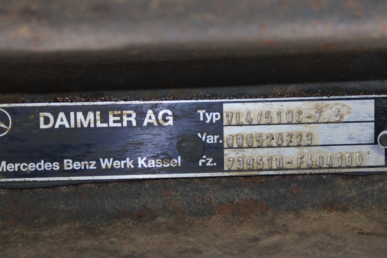 AXA FATA VL4-51DC-7,5 MERCEDES ACTROS MP2 MP3 A9433312101, 006520723 - Front axle for Truck: picture 3 AXA FATA VL4-51DC-7,5 MERCEDES ACTROS MP2 MP3 A9433312101, 006520723 - Front axle for Truck: picture 3