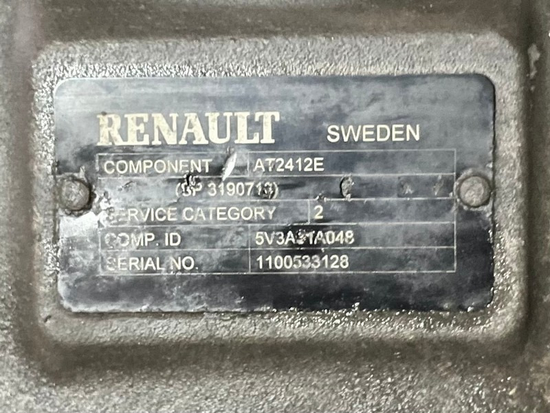 CUTIE DE VITEZE AUTOMATA RENAULT T AT2412E 3190713 - Gearbox for Truck: picture 5 CUTIE DE VITEZE AUTOMATA RENAULT T AT2412E 3190713 - Gearbox for Truck: picture 5