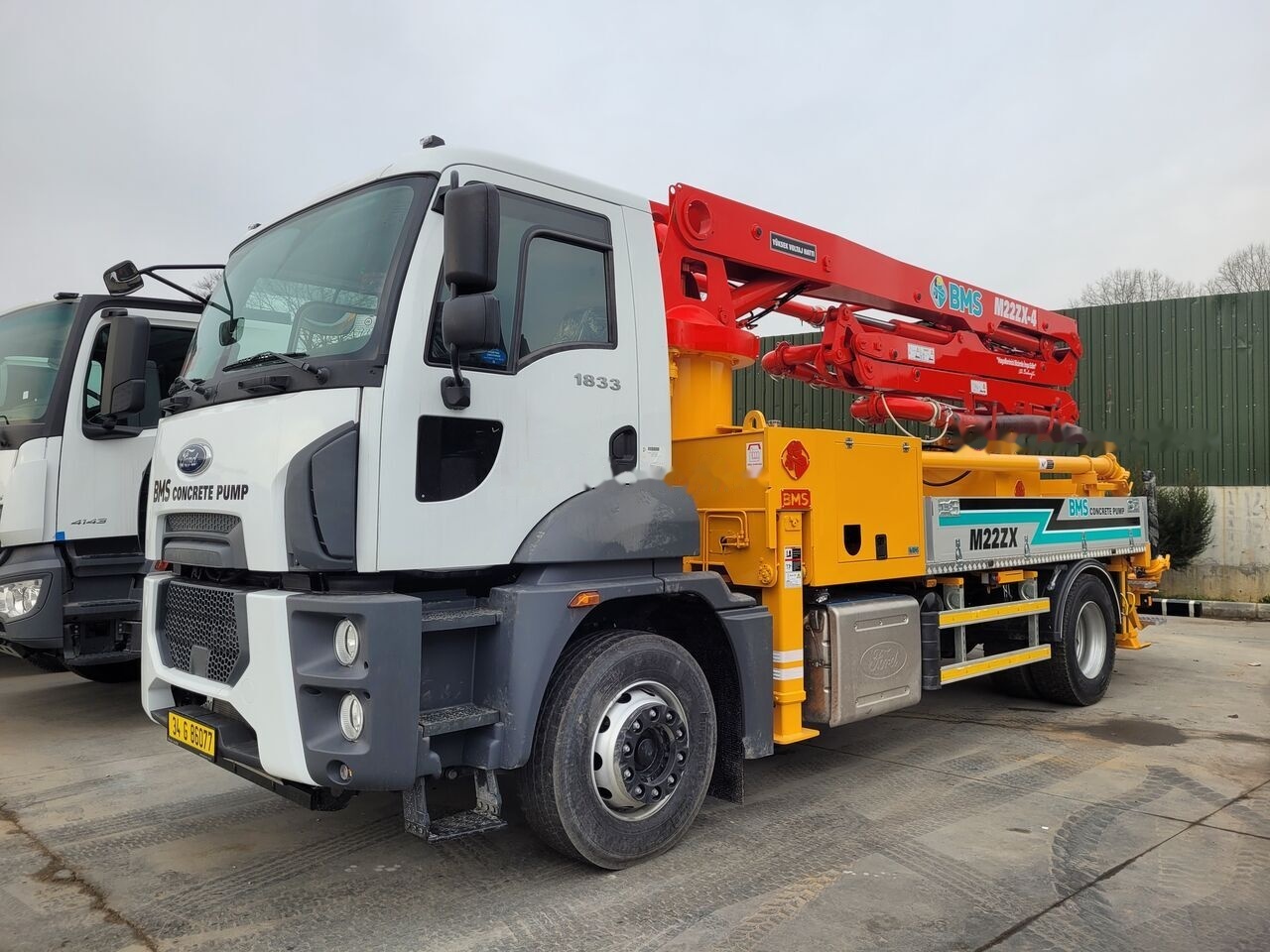 New Mercedes-Benz New BMS BCP M22 ZX-4 on chassis Concrete