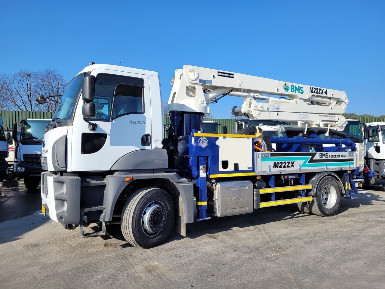 New Mercedes-Benz New BMS BCP M22 ZX-4 on chassis Concrete