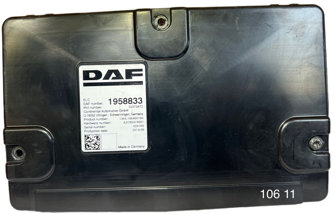 DAF 2015 - ECU: picture 1 DAF 2015 - ECU: picture 1
