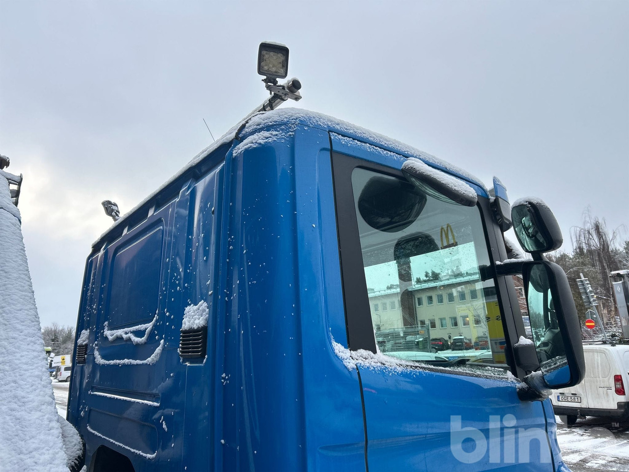 Dropside/ Flatbed truck, Crane truck Brädgårdsbil / SCANIA P250 / Nybesiktigad kran: picture 20