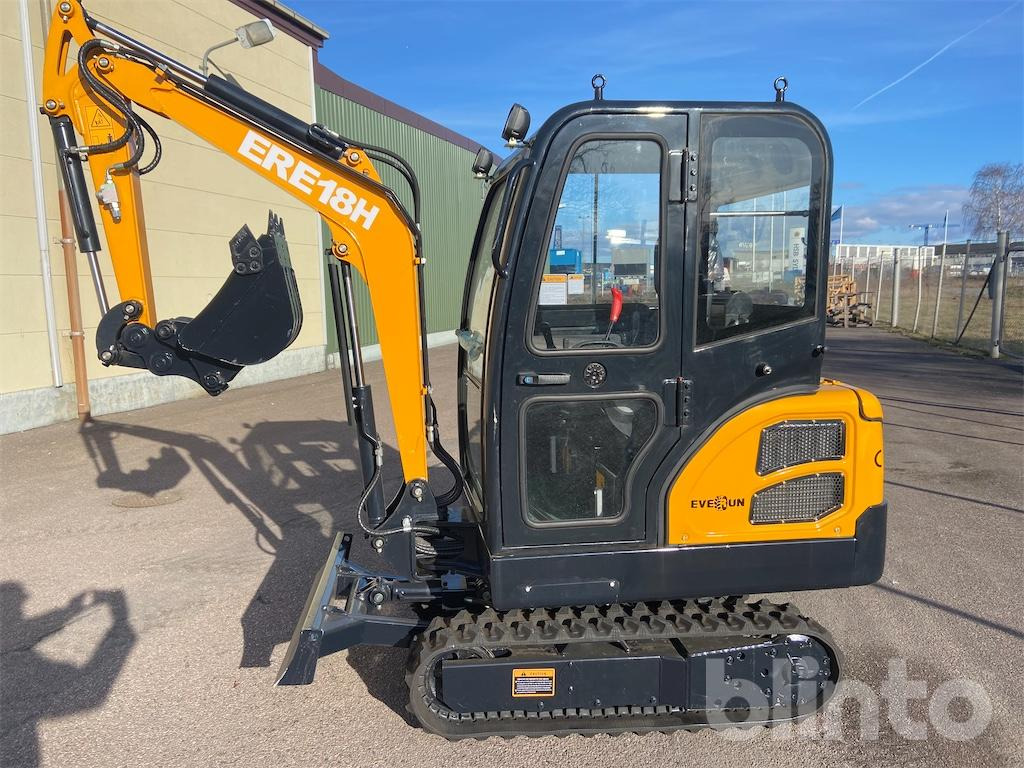 Everun ERE 18H - Mini excavator: picture 2 Everun ERE 18H - Mini excavator: picture 2