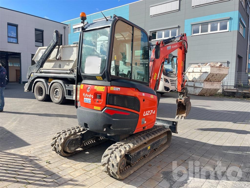 Kubota U27 - 4 HI - Mini excavator: picture 3 Kubota U27 - 4 HI - Mini excavator: picture 3