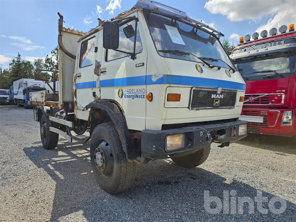 MAN VW 8.150 FAE G90 4x4 (1991) - Dropside/ Flatbed truck: picture 1 MAN VW 8.150 FAE G90 4x4 (1991) - Dropside/ Flatbed truck: picture 1