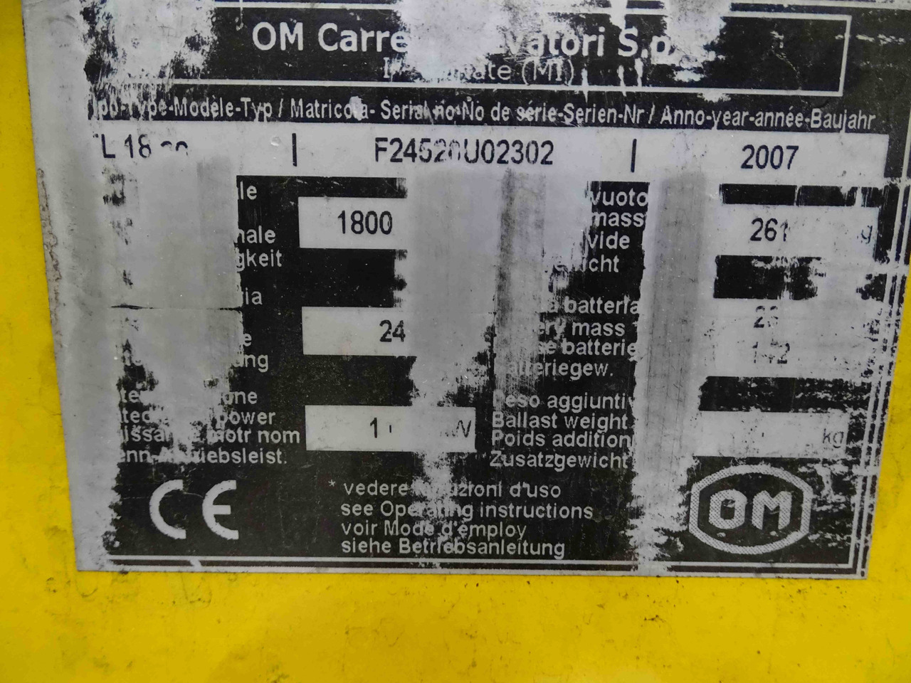 Om CL18 - Pallet truck: picture 5 Om CL18 - Pallet truck: picture 5