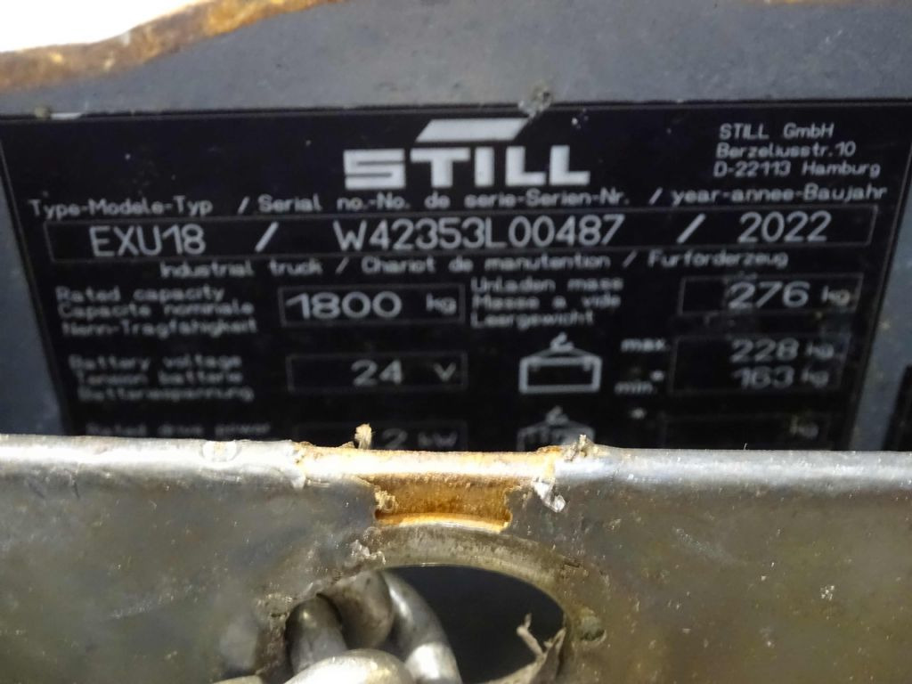 Still EXU18 - Pallet truck: picture 5 Still EXU18 - Pallet truck: picture 5