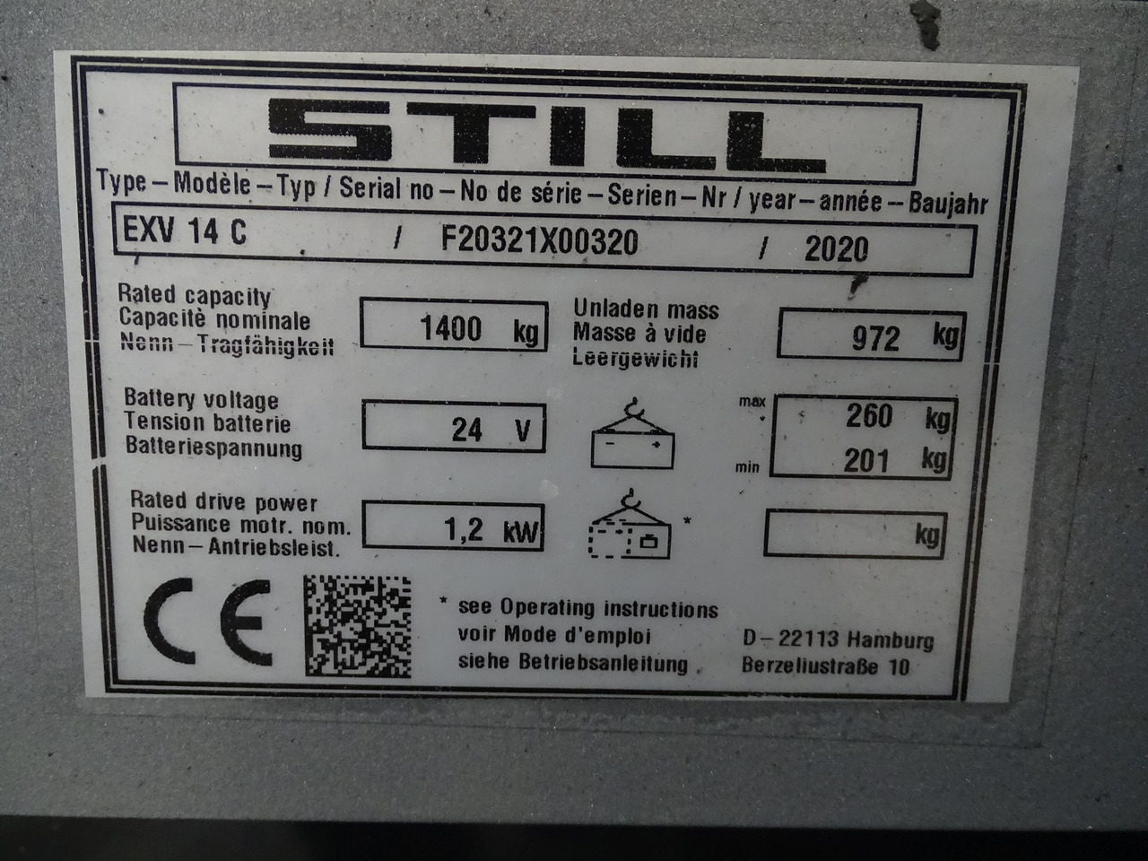 Stacker Still EXV14C: picture 6 Stacker Still EXV14C: picture 6