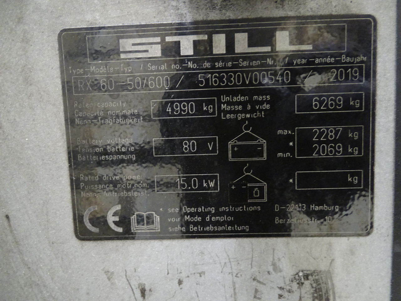 Electric forklift Still RX60-50/600: picture 9