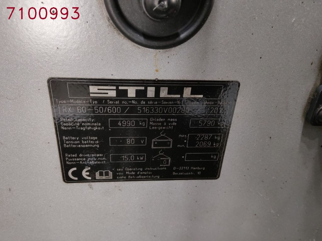 Still RX60-50/600 - Electric forklift: picture 5 Still RX60-50/600 - Electric forklift: picture 5