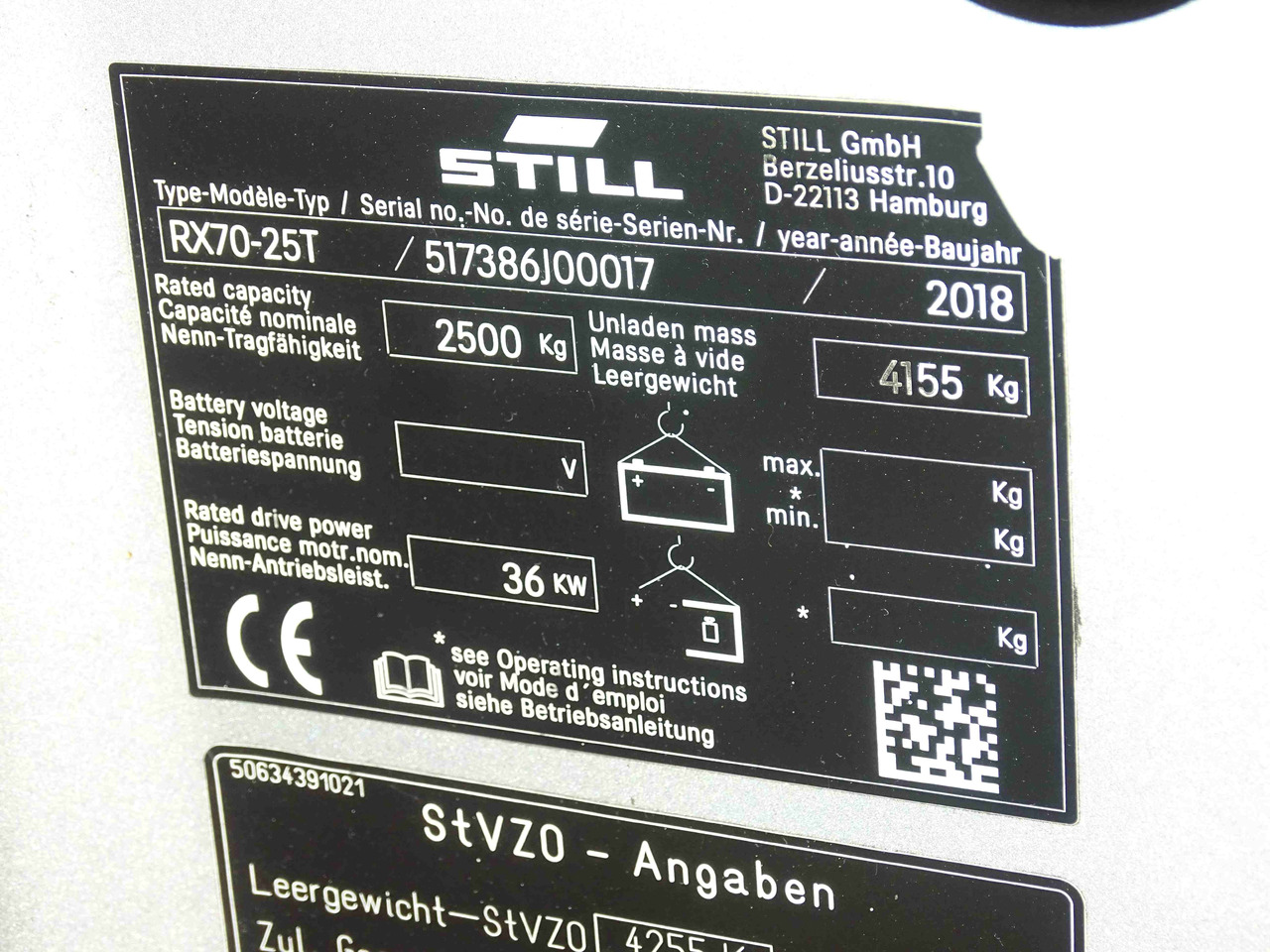 Still RX70-25T - LPG forklift: picture 5 Still RX70-25T - LPG forklift: picture 5