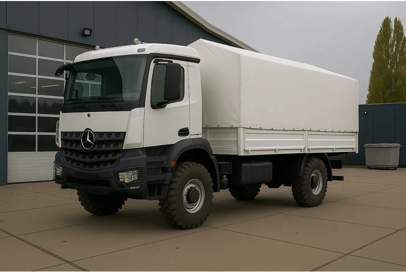 Mercedes-Benz Arocs 1836 A 4x4 Cargo Truck - Curtain side truck: picture 1 Mercedes-Benz Arocs 1836 A 4x4 Cargo Truck - Curtain side truck: picture 1
