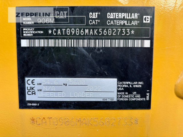Cat 906M - Wheel loader: picture 3 Cat 906M - Wheel loader: picture 3