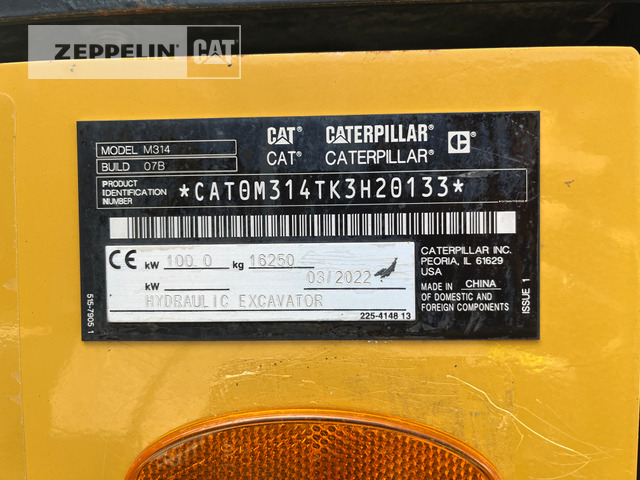 Cat M314-07A - Wheel excavator: picture 2 Cat M314-07A - Wheel excavator: picture 2