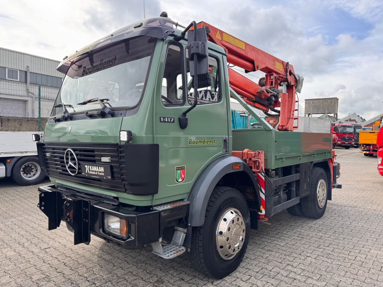Mercedes-Benz 1417 AK Allrad Palfinger Montagekran 17,7m 64TKM - Crane truck: picture 2 Mercedes-Benz 1417 AK Allrad Palfinger Montagekran 17,7m 64TKM - Crane truck: picture 2