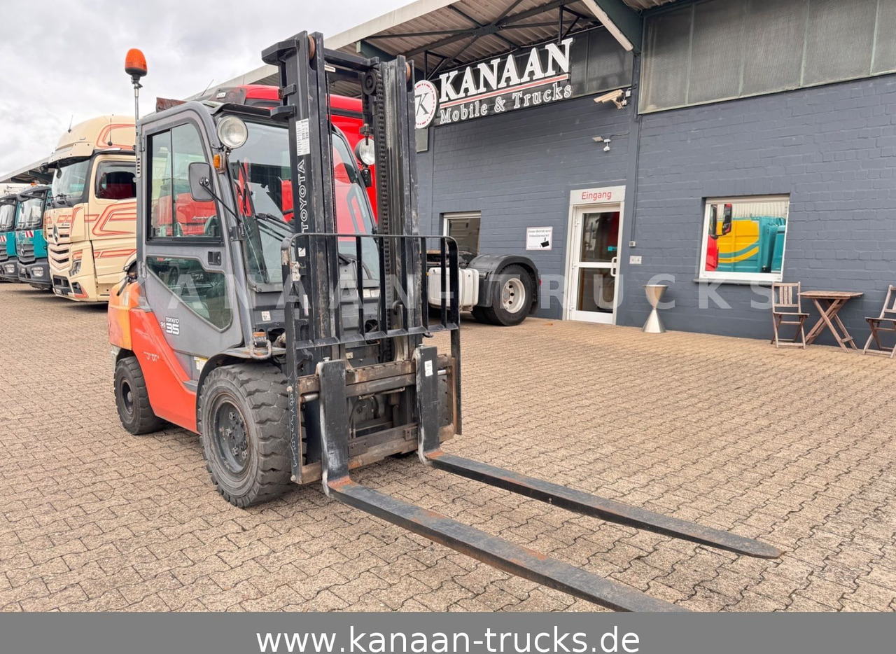 Toyota Tonero 35 Diesel Stapler 3.274h Sideshift - Diesel forklift: picture 2 Toyota Tonero 35 Diesel Stapler 3.274h Sideshift - Diesel forklift: picture 2